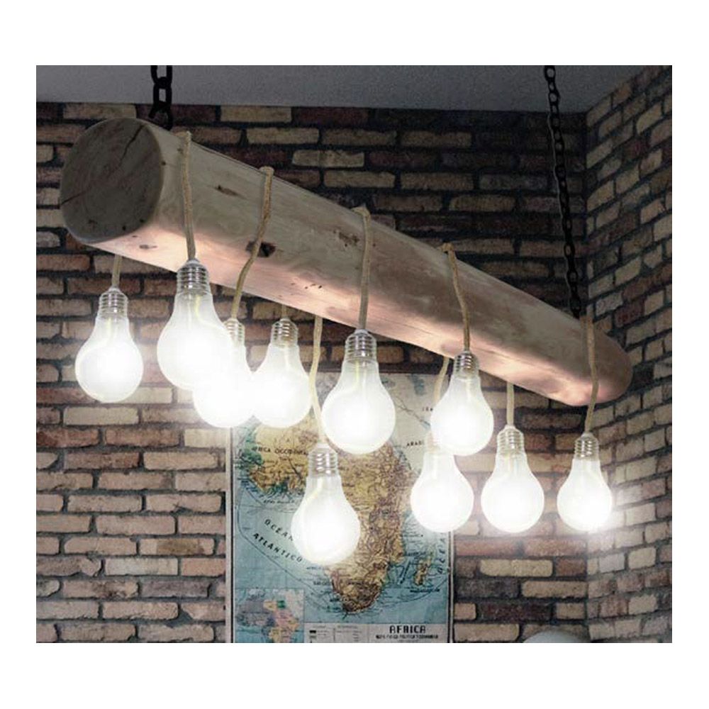 Grinalda a pilhas 10 lâmpadas com 3 leds branco quente IP20 2,55m - Image 2