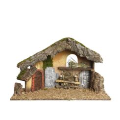 Estábulo vazio para presépio 50 x 22 x 31 cm
