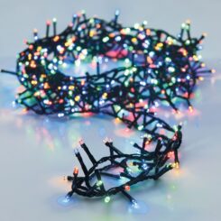 NULL Guirlanda multifuncional, uso externo, tipo espinho, multicolor, 560 LEDs, 14 m