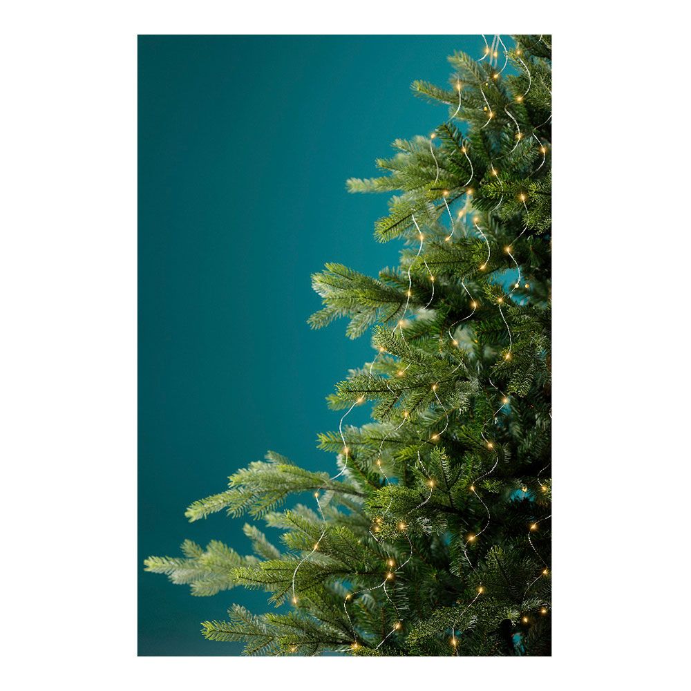 LUMINEO Guirlanda micro LED fixa, 640 LEDs, para árvore, luz quente, exterior, tiras de 1,9 m - Image 6