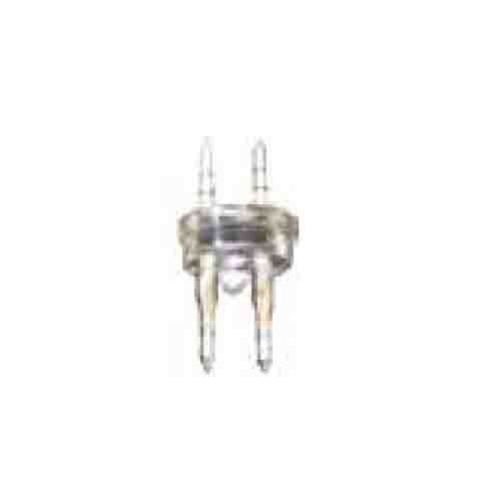 Conetor para tubo flexilux/flexiled 13mm 2 vias "ponta-ponta"