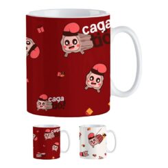 Caneca "caga tió" 330 ml em caixa de presente, modelos variados