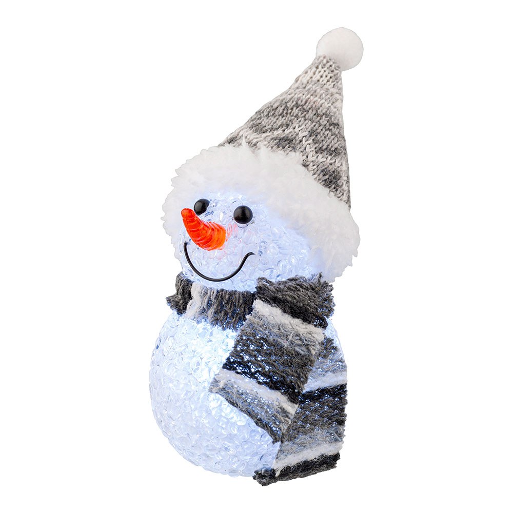 Boneco de neve com micro-led, para USO interno, vários modelos, Ø6 x 16 cm - Image 3
