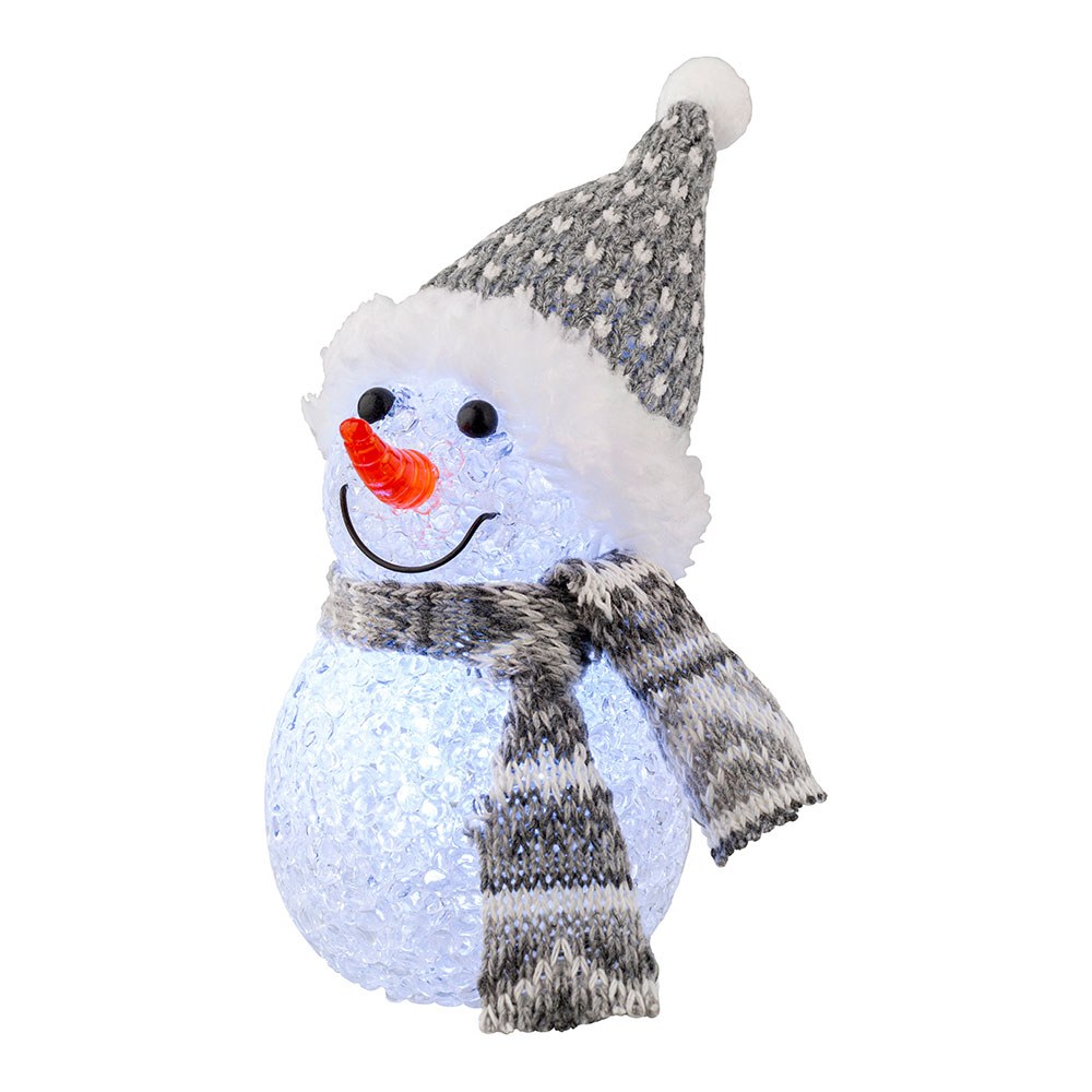 Boneco de neve com micro-led, para USO interno, vários modelos, Ø6 x 16 cm - Image 4