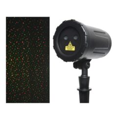 Projetor laser rotativo 10F com programador 10x13,5x40cm