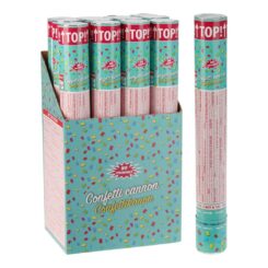 Canhão lança confetis Ø5x37.5cm