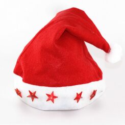 Gorro PAI natal com luzes LED 30 x 40 cm