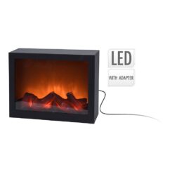 Iluminação decorativa de LED em formato de chaminé 29 x 10 x 23 cm