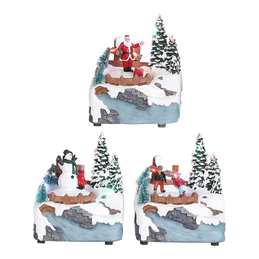 Figura de natal modelos sortidos 11x9x13,5cm