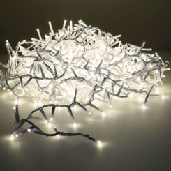 Guirlanda de 500 LED compacta, multifunção, LUZ quente (ou LUZ branca quente), exterior, 11 m