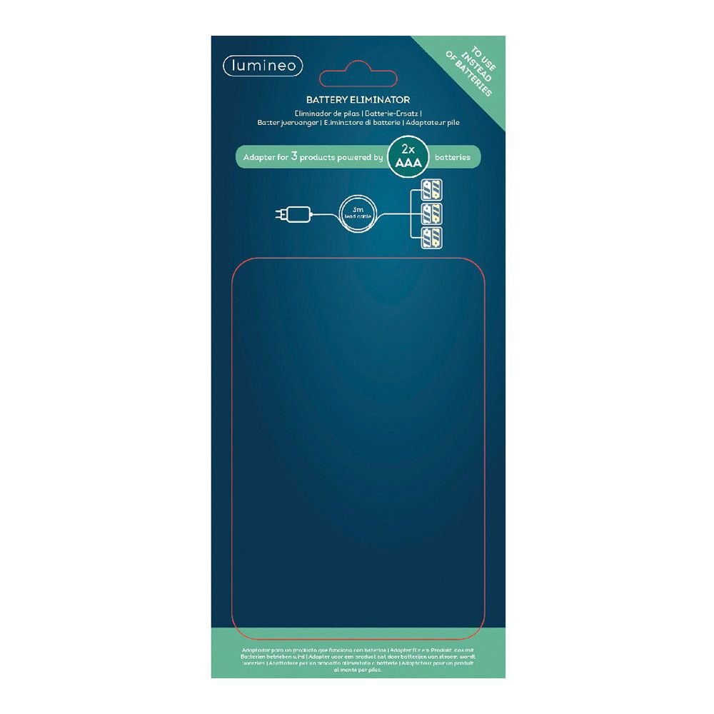 Fonte de alimentação para substituição de pilhas 3V para produtos com 2 pilhas AAA para conectar 3 produtos - Image 2
