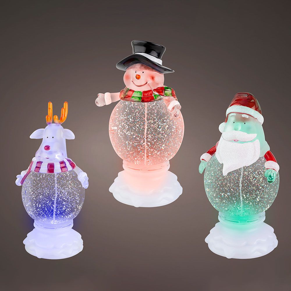 Figura LED de natal modelos sortidos a pilhas 488719