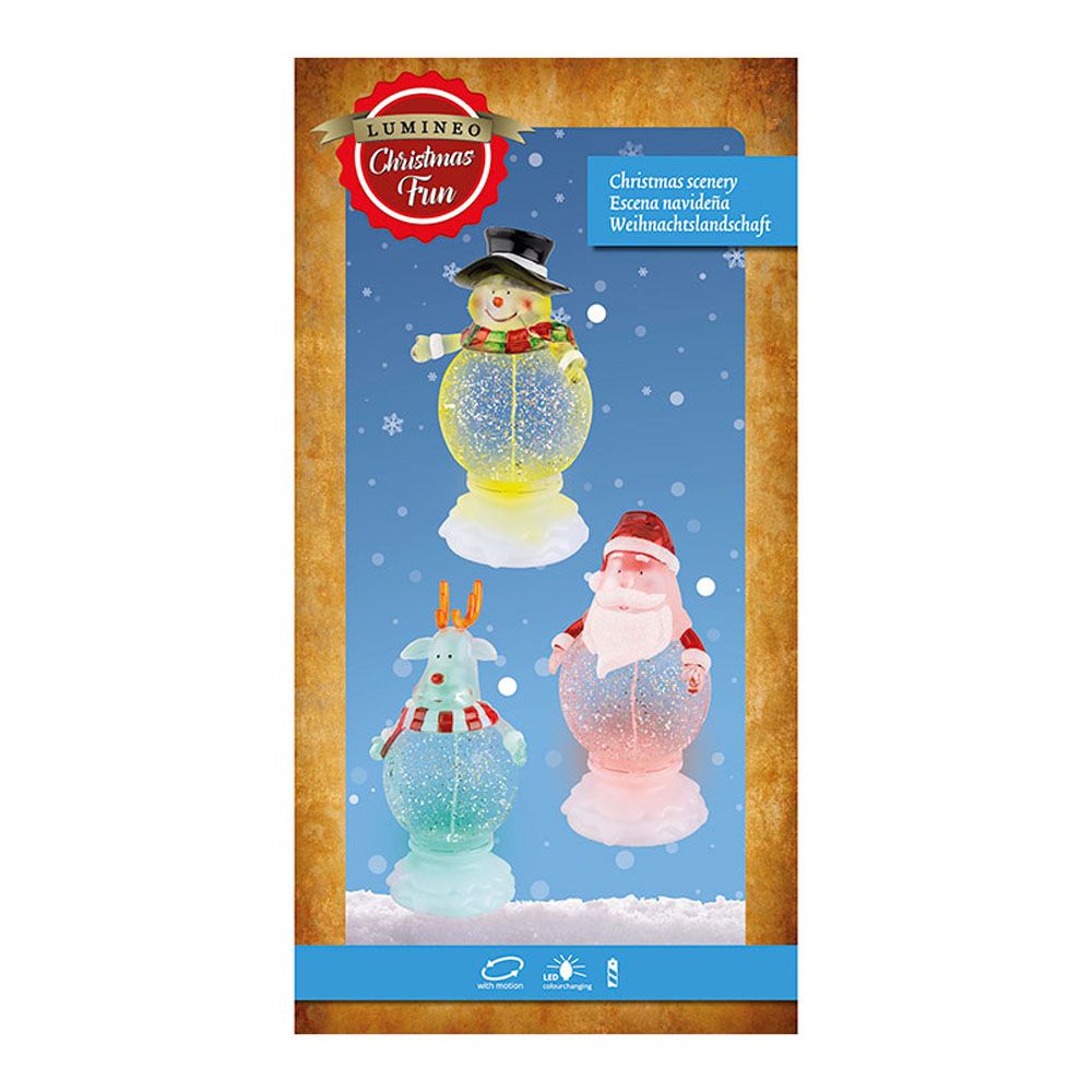 Figura LED de natal modelos sortidos a pilhas 488719 - Image 3