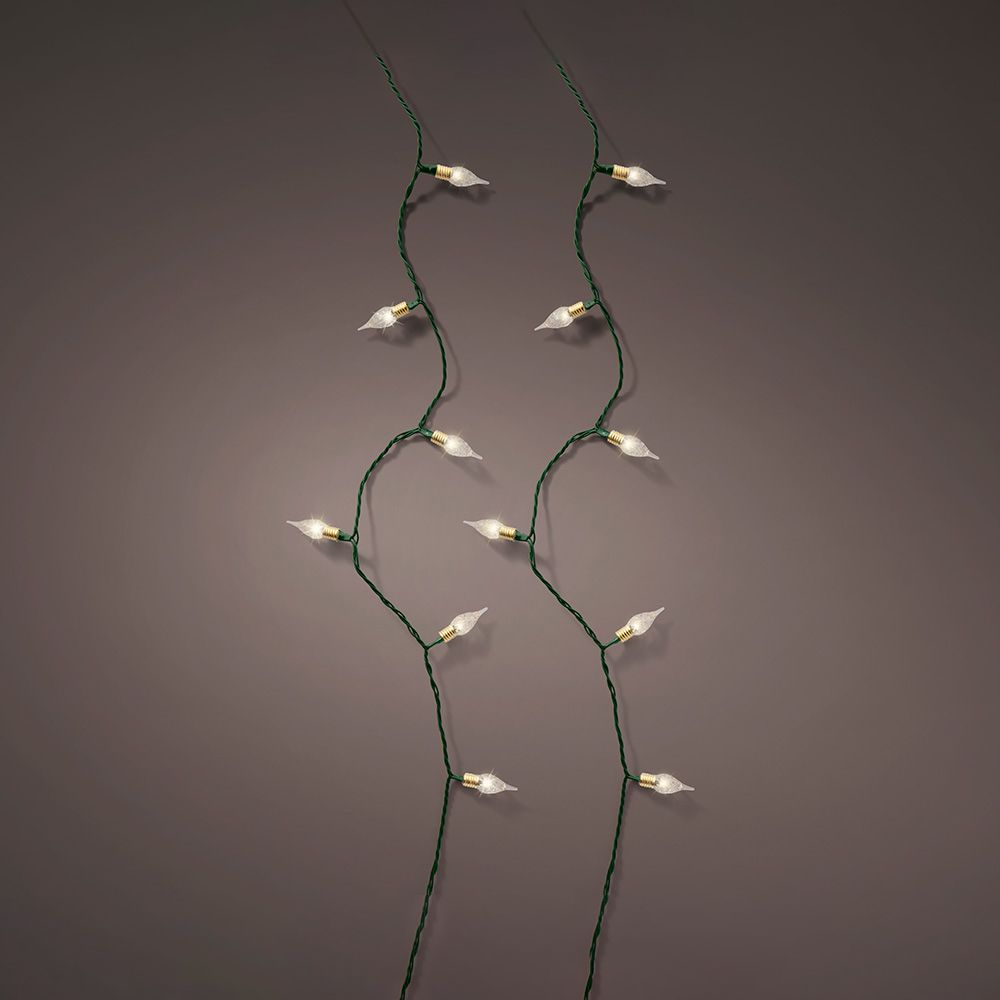 Grinalda LED vintage com 8 funções efeito cintilante para interior 1119cm 493270
