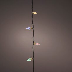 Grinalda LED vintage multicor com 8 funções efeito cintilante para interior 1119cm 493271