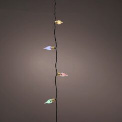 Grinalda LED vintage multicor com 8 funções efeito cintilante para interior 1790cm 493276