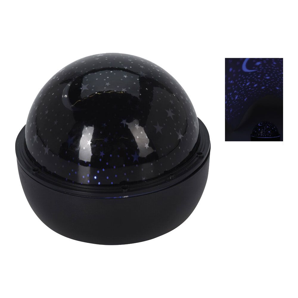 Lâmpada estrela LED azul Ø16cm a pilhas