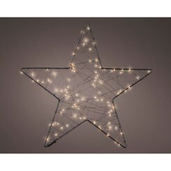 Figura microled estrella de malla exterior ø38 cm