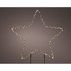 Estrela microleds de estaca  Ø38 x 0,6 cm