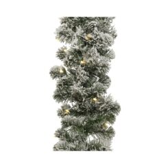 Grinalda imperial nevada, intermitente, 50 leds, branco quente