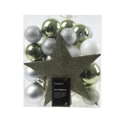 Pack de 33 enfeites de natal.