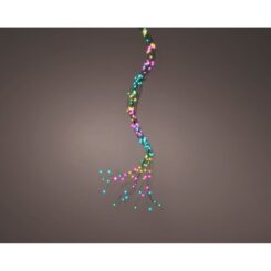 Grinalda micro LED para árvore de 180cm, multicor suave, de exterior 1,8m