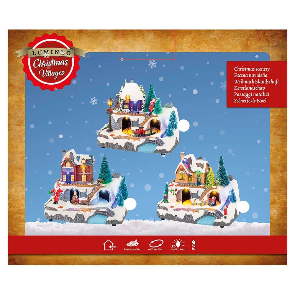 Cena de Natal com movimento e luz, modelos variados, 20,8 x 13,9 x 17 cm - Image 5