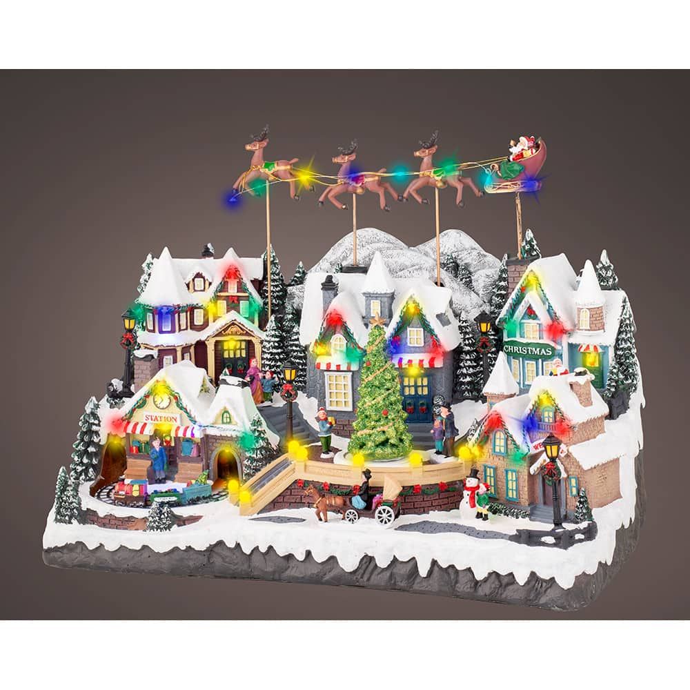 Cena de Natal com LED, movimento e música 55 x 37 x 32,5 cm - Image 2
