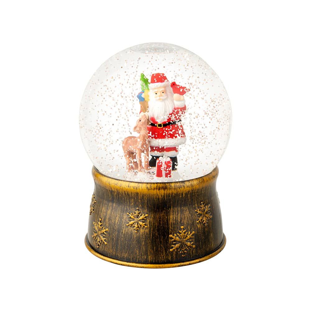 Globo de neve do Papai Noel ø13 x 17,5 cm