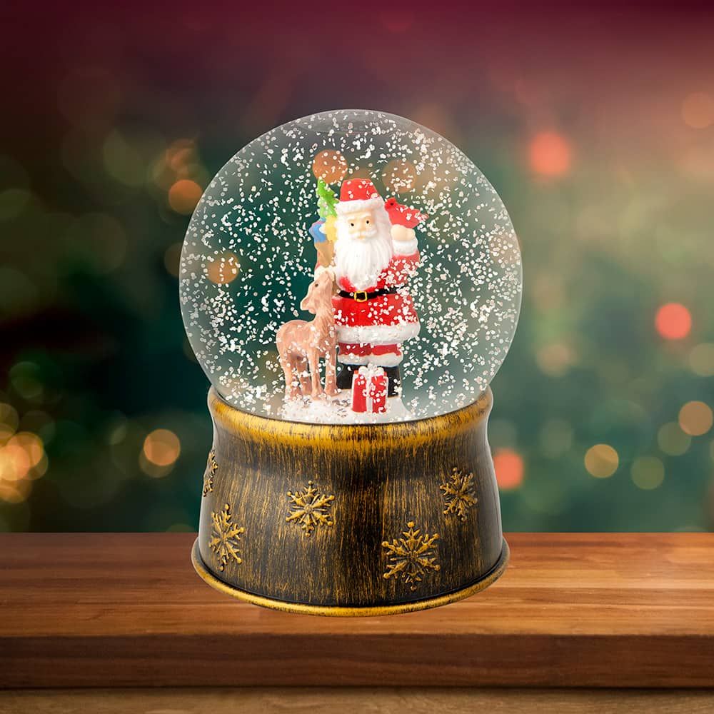 Globo de neve do Papai Noel ø13 x 17,5 cm - Image 2