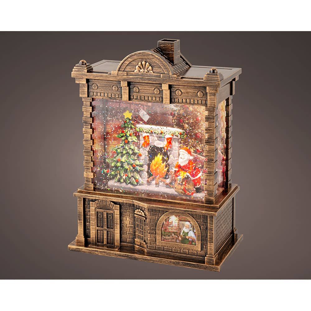 Lanterna de água do Papai Noel com música 16,5 x 9,5 x 21,7 cm - Image 3