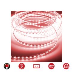 Tira LED 50m. 60 leds/m 4,2W/m vermelho IP44 380  EDM 220-240V