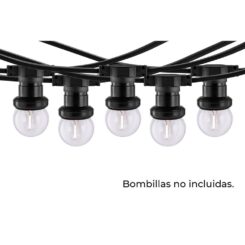 Grinalda com 30 casquilhos 2000W 50-60 HZ 220-240V E27 IP44 30m