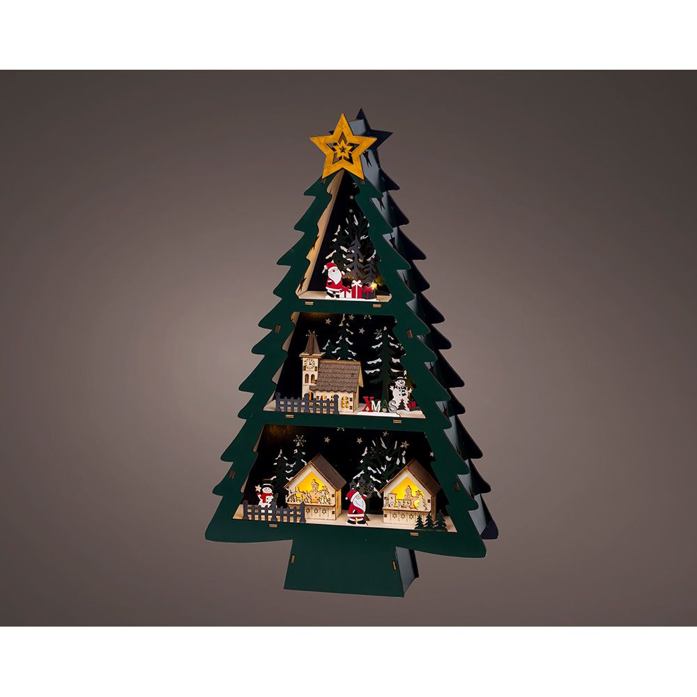 Cena de árvore de natal com LED 33 x 9 x 55 cm - Image 2