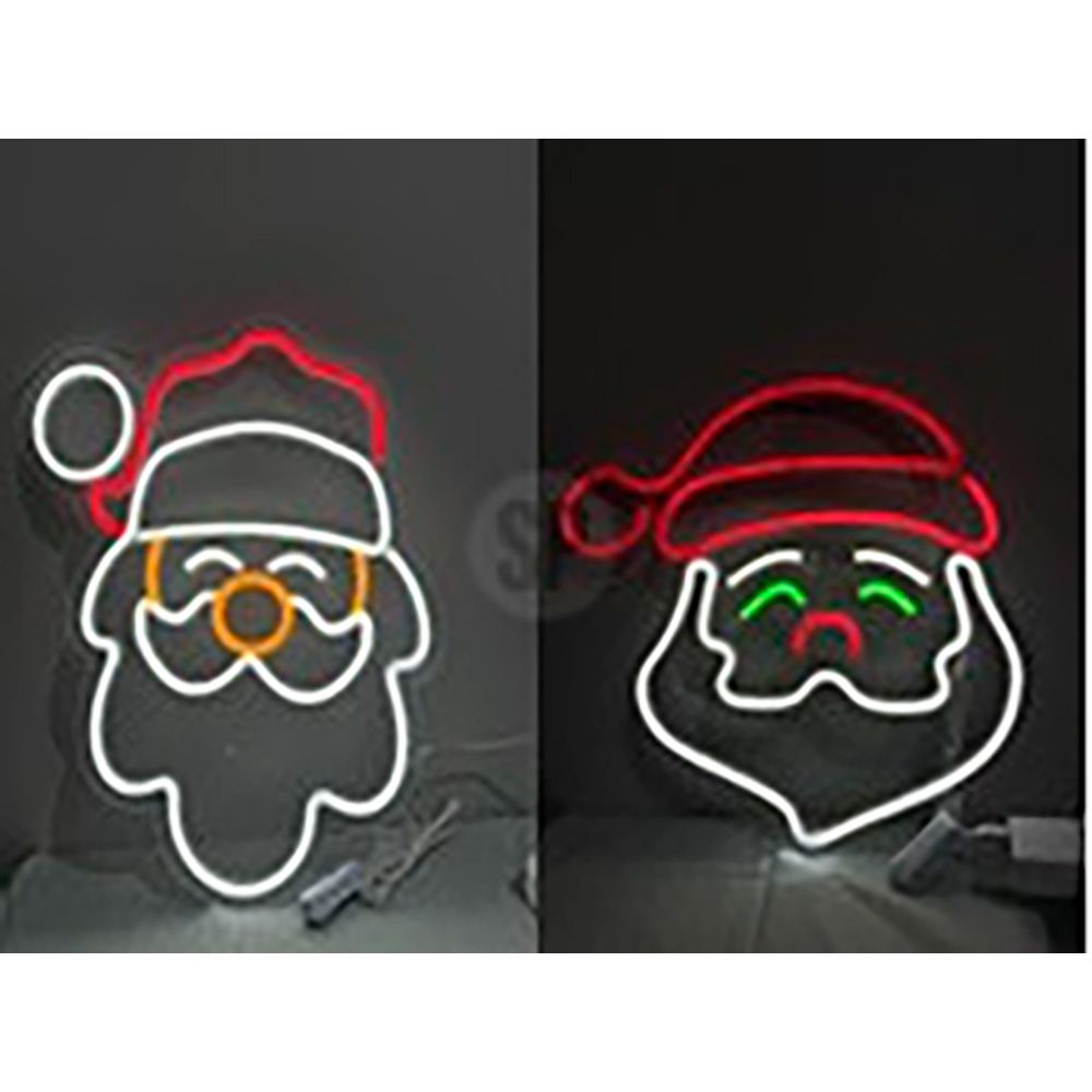 Figura de Natal Neon, 2 modelos variados