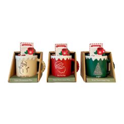 Caneca de natal com neve, vários modelos