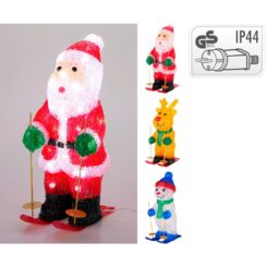 Figura natalina de acrílico com LED para USO externo, diversos modelos