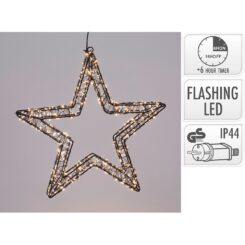 Estrela microled com 130 leds