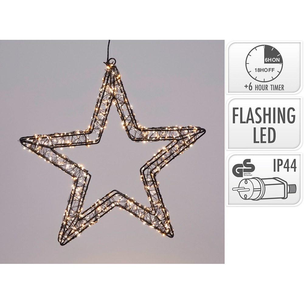 Estrela microled com 130 leds