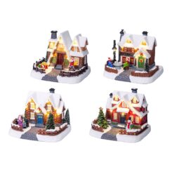 Casa de natal LED com LUZ fixa, vários modelos