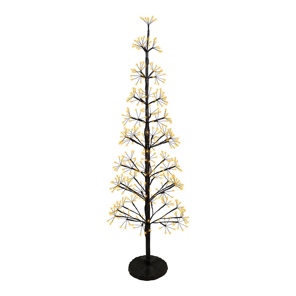 Árvore micro LED de 1,2 m com função de LUZ fixa e intermitente para USO externo
