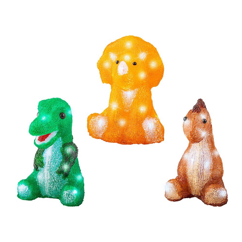 Dinossauro LED para exterior com LUZ fixa, vários modelos