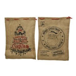 Sacola de presente de feliz natal, modelos variados, 35 x 50 cm