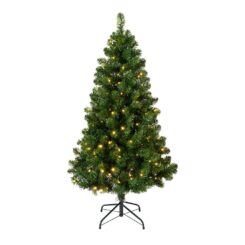 Árvore de natal para USO interno, tipo pinheiro imperial com LED, Ø97 x 150 cm