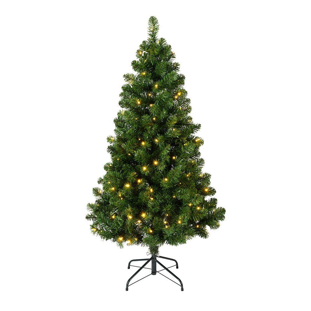 Árvore de natal para USO interno, tipo pinheiro imperial com LED, Ø97 x 150 cm
