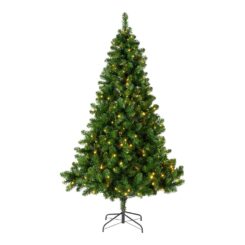 Árvore de Natal para uso interno tipo pinho imperial com LED ø117 x 180 cm