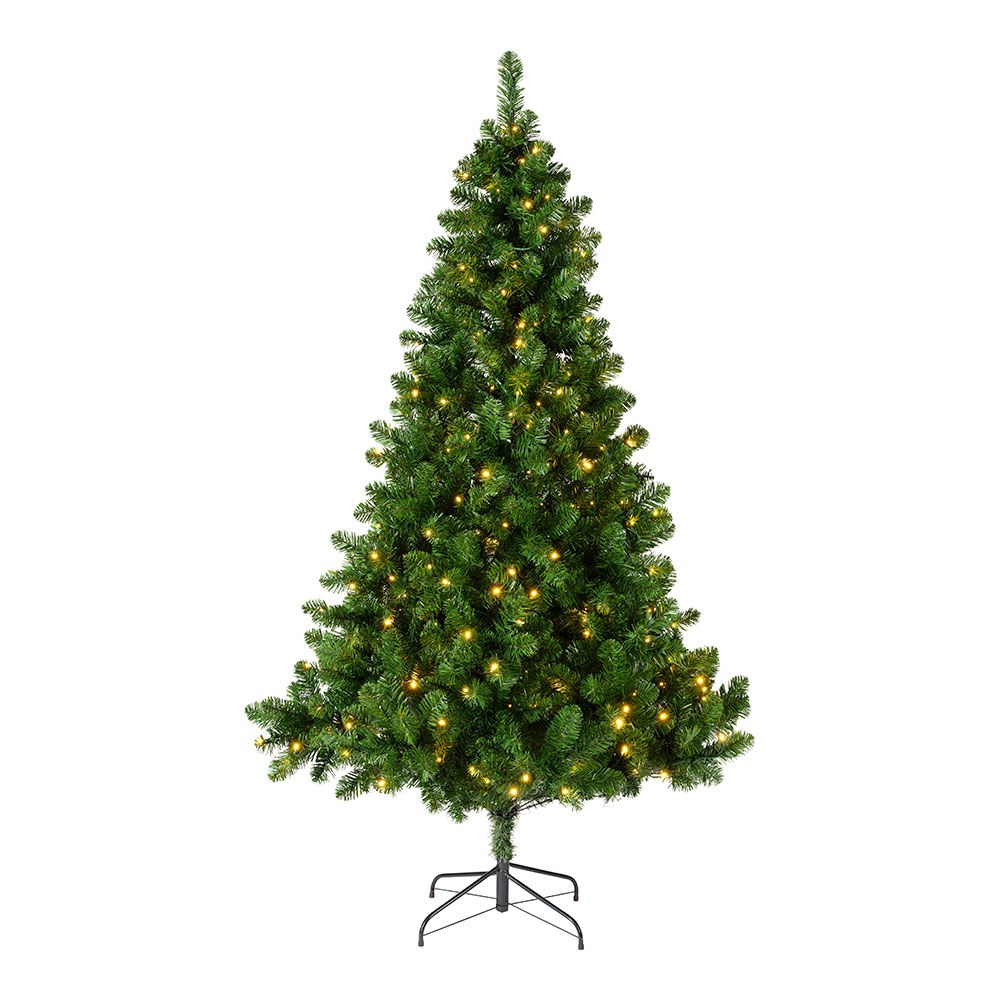 Árvore de Natal para uso interno tipo pinho imperial com LED ø137 x 210 cm