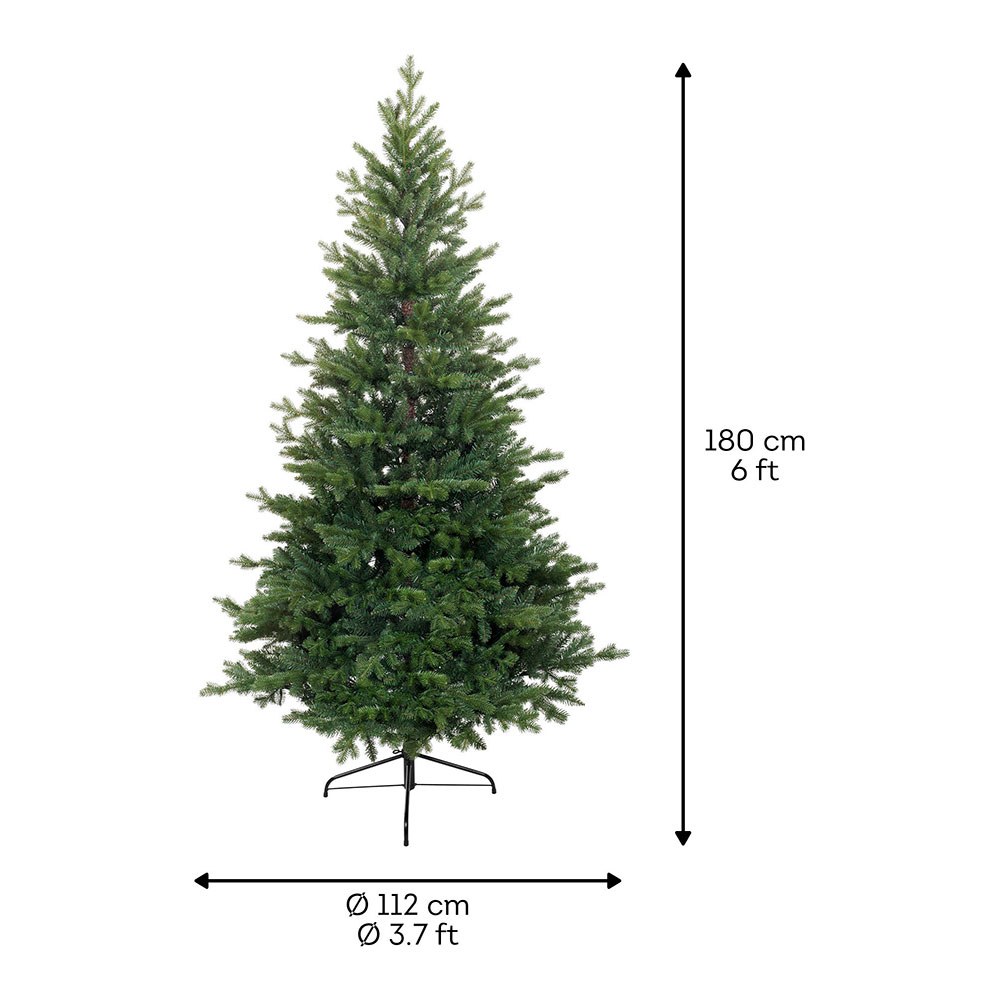 Árbol de navidad uso interior tipo pino allison ø112 x 180 cm - Image 3