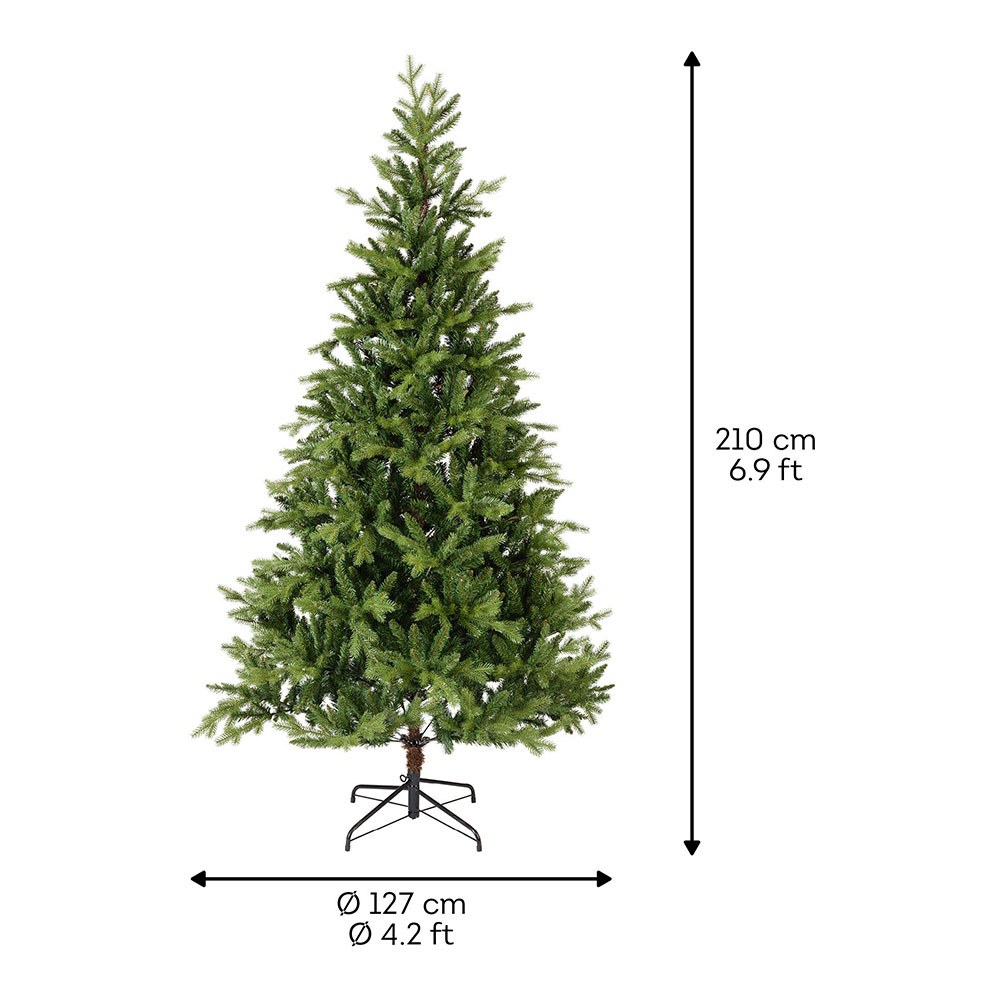 Árbol de navidad uso interior tipo pino allison ø127 x 210 cm - Image 3