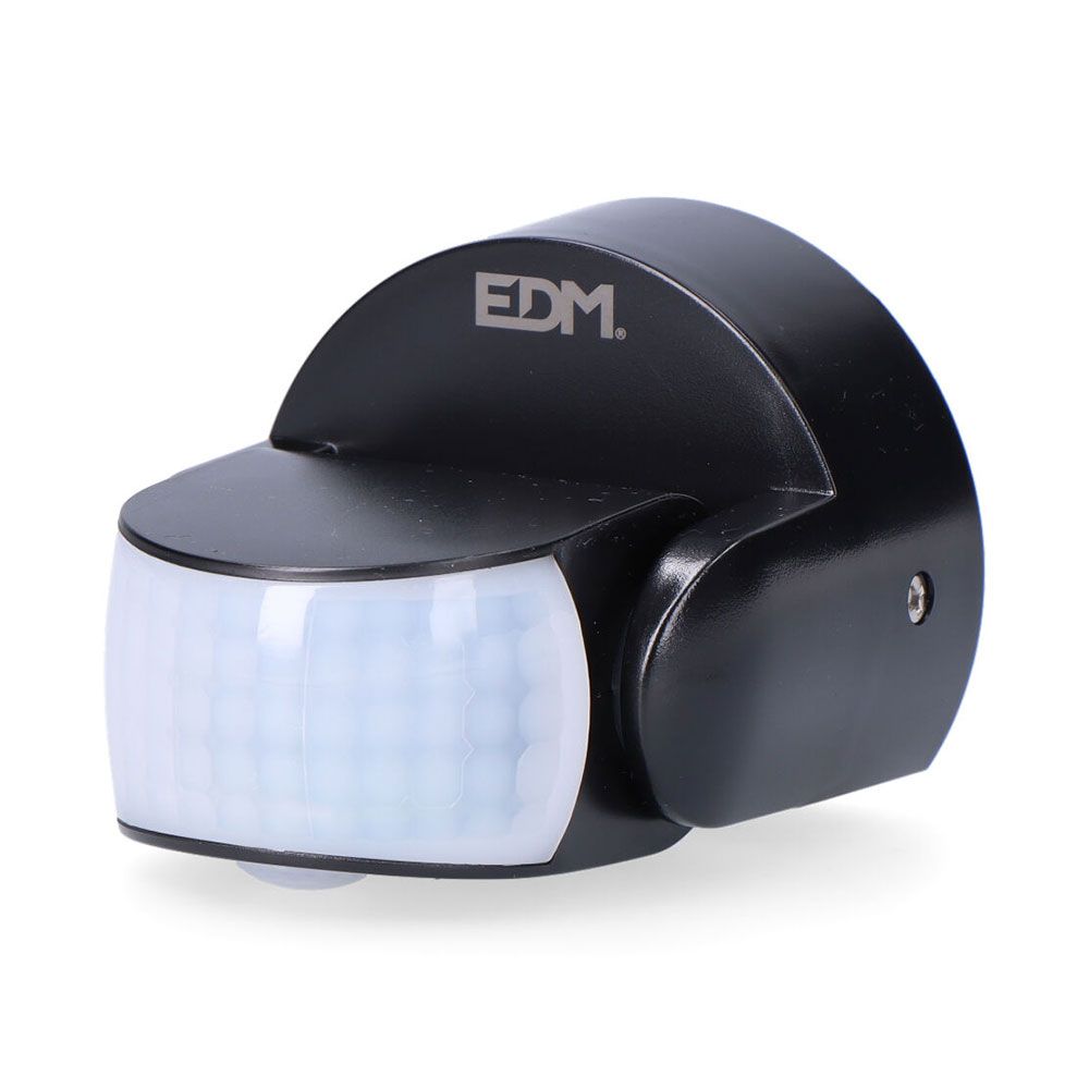 Sensor de movimento e crepúsculo 15 m IP65 preto